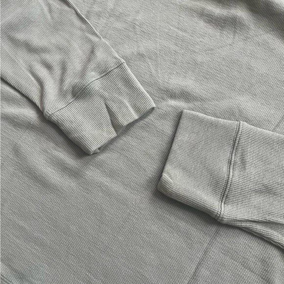 Athleta NEW Presence Hoodie Lightweight Super Soft Ribbed size L Moss Green - Picture 7 of 13